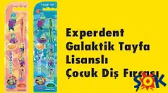 EXPERDENT GALAKTİK TAYFA LİSANASLI ÇOCUK DİŞ FIRÇASI